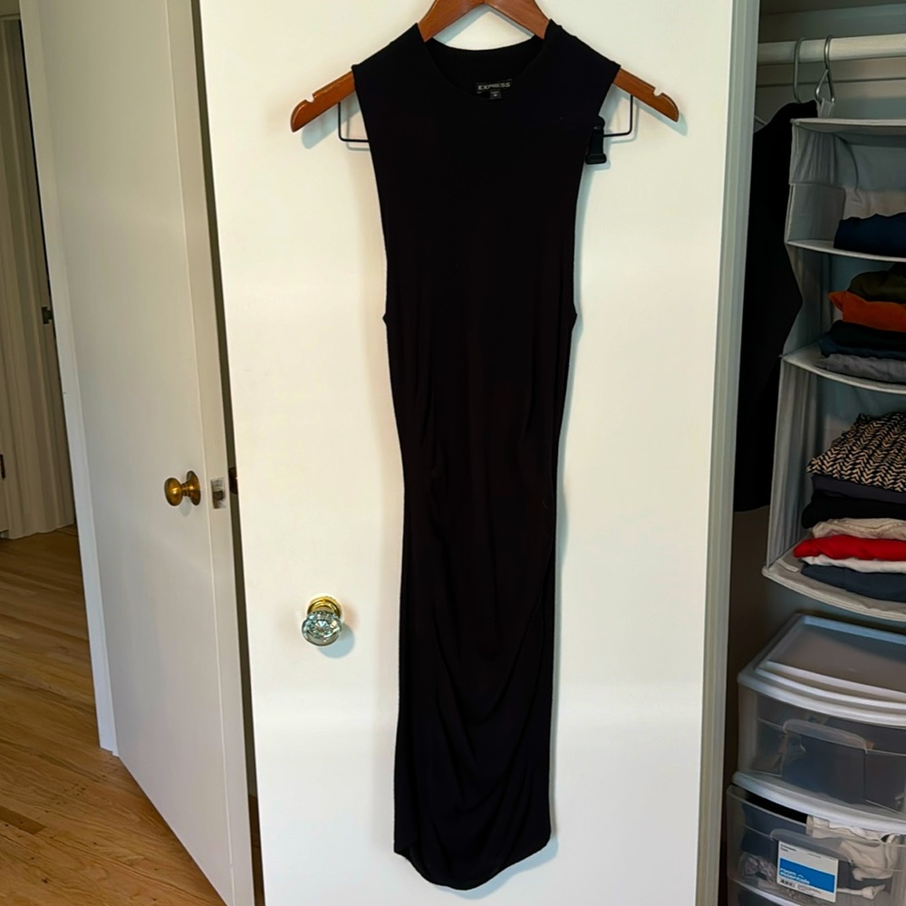 Express midi rayon dress size small